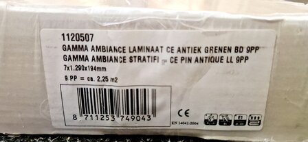 Antiek Ambiance Laminaat 67m2 zo goed als als nieuw