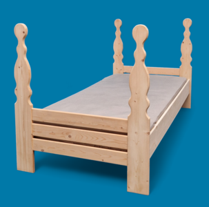  1-persoonsbed LeX D+D 90x200cm OP=OP